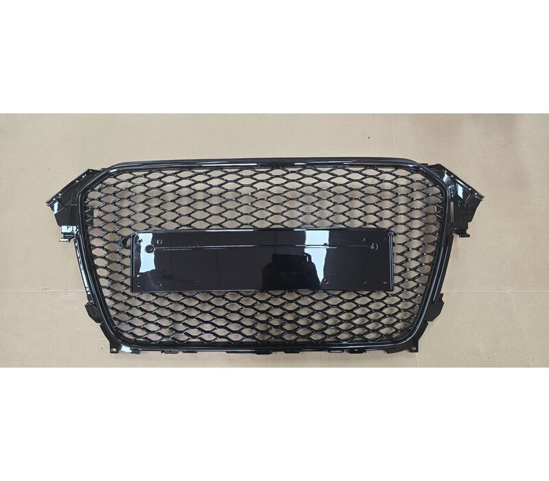 RS4 Look Front Grill Black Edition voor Audi A4 B8.5 /  S line / S4 -  (B-WARE)