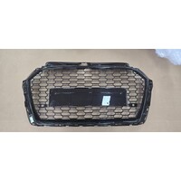 RS3 Look Front Grill Black Edition for Audi A3 8V / S line / S3 - (B-WARE)