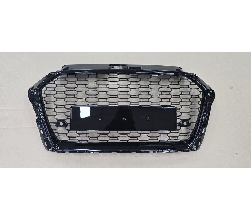 RS3 Look Kühlergrill Black Edition für Audi A3 8V / S line / S3 - (B-WARE)