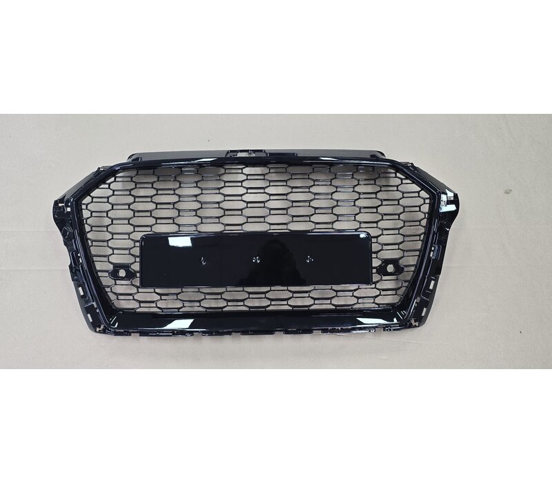 RS3 Look Front Grill  Black Edition for Audi A3 8V / S line / S3 - (B-WARE)