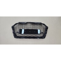 RS3 Look Front Grill Black Edition for Audi A3 8V / S line / S3 - (B-WARE)