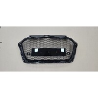 RS3 Look Front Grill Black Edition for Audi A3 8V / S line / S3 - (B-WARE)