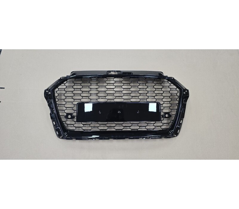 RS3 Look Kühlergrill Black Edition für Audi A3 8V / S line / S3 - (B-WARE)