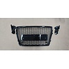 OEM Line ® RS4 Look Front Grill Black voor Audi A4 B8 / S line / S4 - (B-WARE)