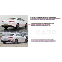 CLA45 AMG Look Diffuser for Mercedes Benz CLA-Class C118 / X118