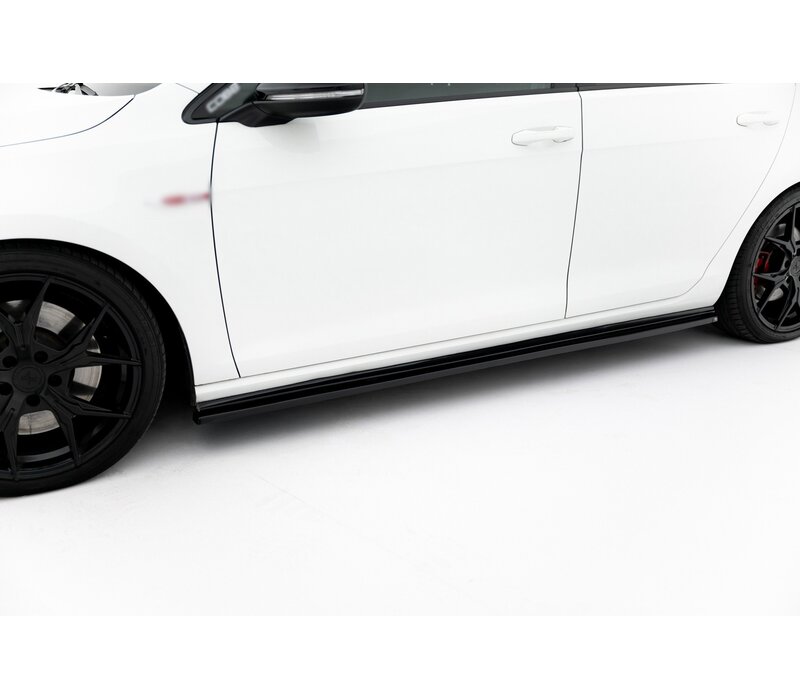 Side skirts Diffuser V.2 for Volkswagen Golf 7 GTI / GTD/ GTE