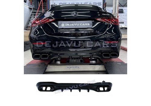OEM Line ® C63 AMG Look Diffuser for Mercedes Benz C Class W206 Sedan / S206 Stationwagon - (B-WARE)