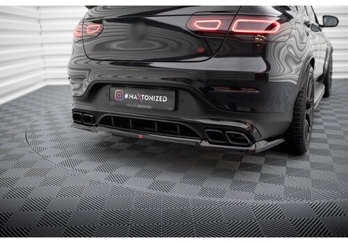 Maxton Design Central Rear Splitter für Mercedes Benz GLC63 AMG Coupe C253 Facelift