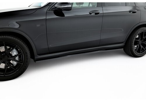 Maxton Design Seitenschweller Diffusor für Mercedes Benz GLC43 AMG / X253 SUV AMG-line Facelift