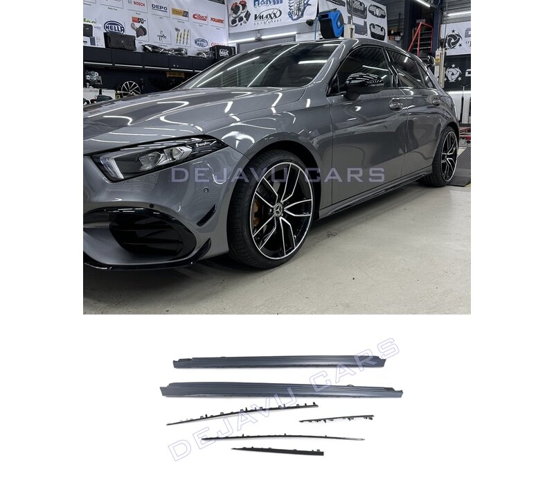 A45 AMG Look Side skirts for Mercedes Benz A Class W177 Hatchback & V177 Limousine -  (B-WARE)