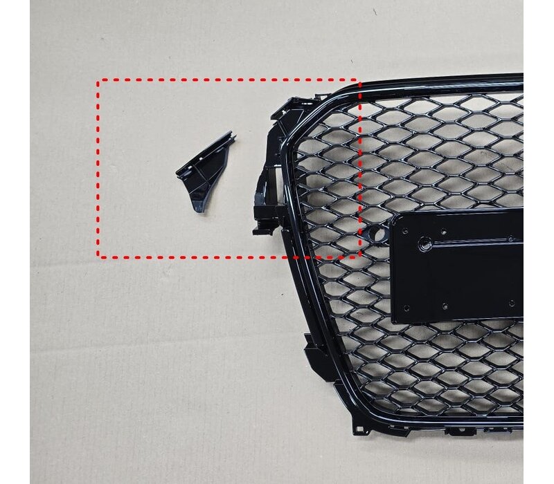 RS4 Look Front Grill Black Edition voor Audi A4 B8.5 /  S line / S4 -  (B-WARE)