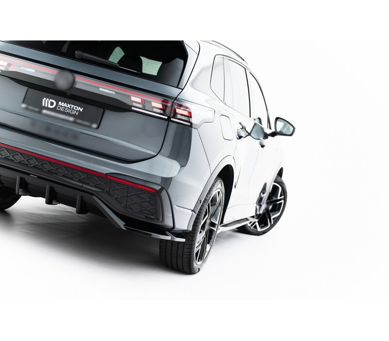 Rear Splitter with vertical bars voor VW Tiguan MK3  R-line