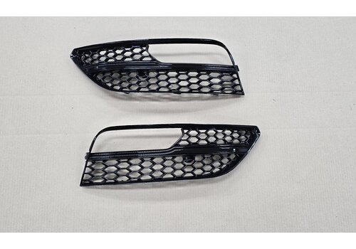 OEM Line ® RS3 Look Fog light grille Black Edition for Audi A3 8V - (B-WARE)