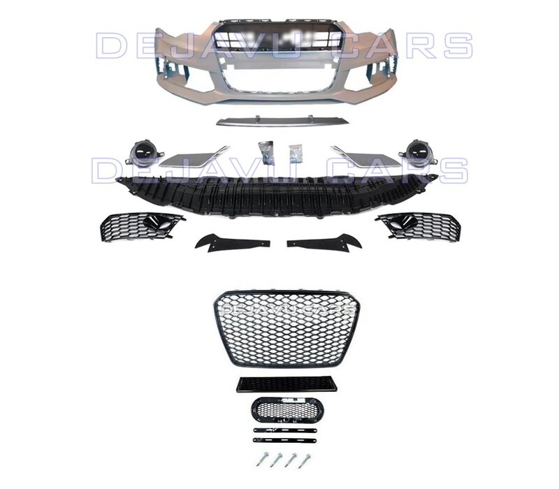 RS6 Look Voorbumper voor Audi A6 C7 4G / S line / S6