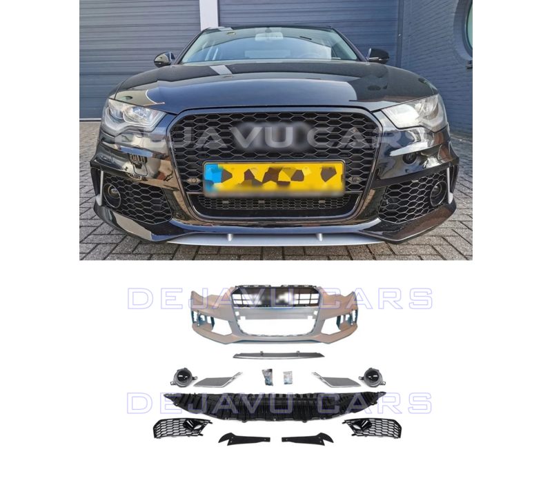 RS6 Look Front bumper for Audi A6 C7 4G / S line / S6