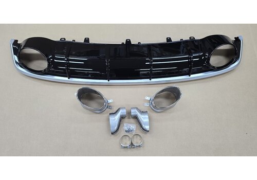 OEM Line ® RS7 Look Diffusor + Auspuffblenden für Audi A7 4G - (B-WARE)