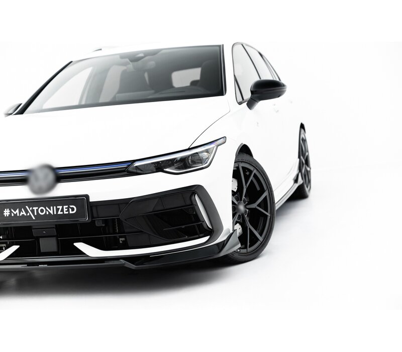 Front Splitter V.4 voor VW Golf 8.5 R Hatchback / Variant