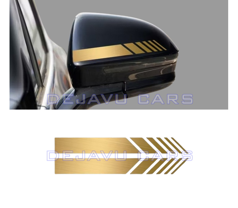 AMG Look Streifen für Mercedes Benz Spiegelkappen
