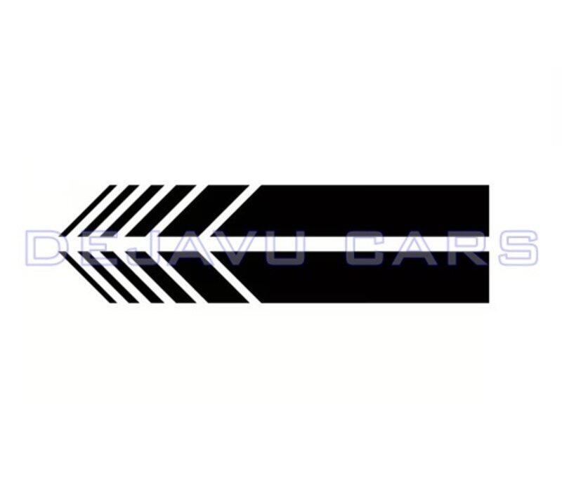 AMG Look stripes for Mercedes Benz mirror caps