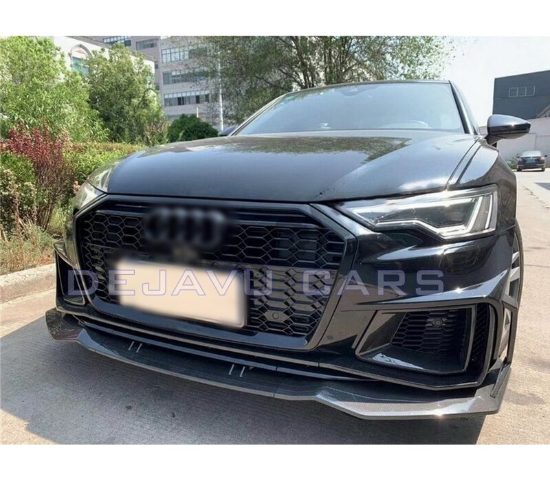 Aggressive RS6 Look vordere Stoßstange für Audi A6 C8 4K Limousine / Avant