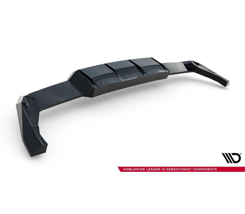 Central Rear Splitter V.2 voor Volkswagen Golf 8 R / 8.5 R