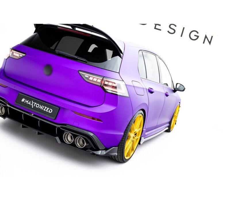 Central Rear Splitter V.1 voor Volkswagen Golf 8 R / 8.5 R