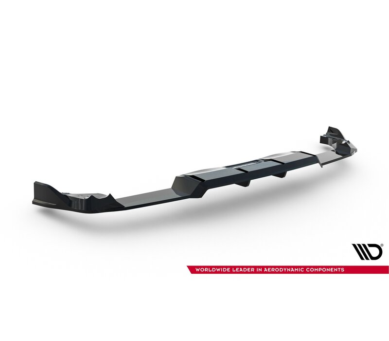 Central Rear Splitter V.1 (with vertical bars) for Volkswagen Golf 8 R / 8.5 R Hatchback