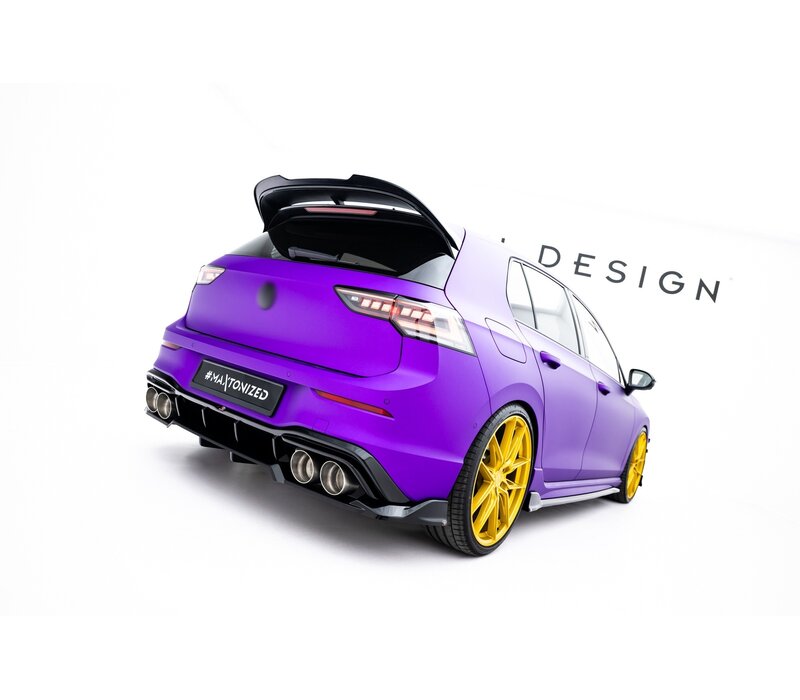 Central Rear Splitter V.1 voor Volkswagen Golf 8 R / 8.5 R
