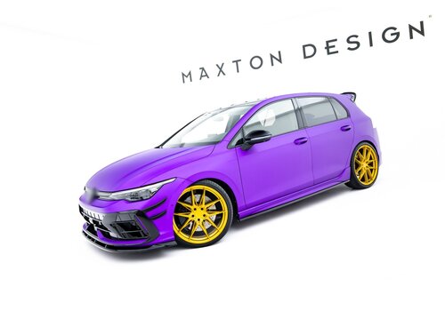Maxton Design Side Skirts Diffuser V.3 for Volkswagen Golf 8 R / 8.5 R Hatchback