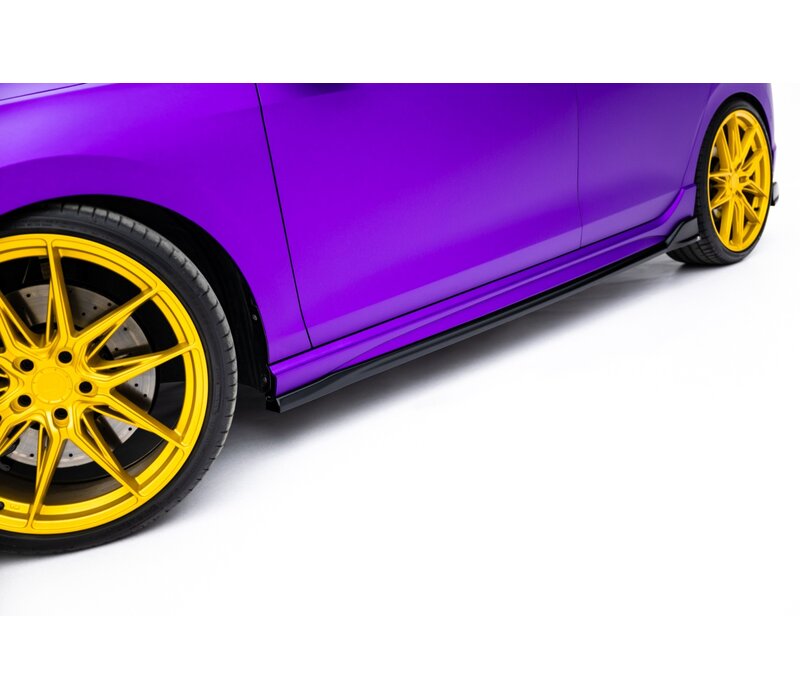 Side Skirts Diffuser V.4 for Volkswagen Golf 8 R / 8.5 R Hatchback