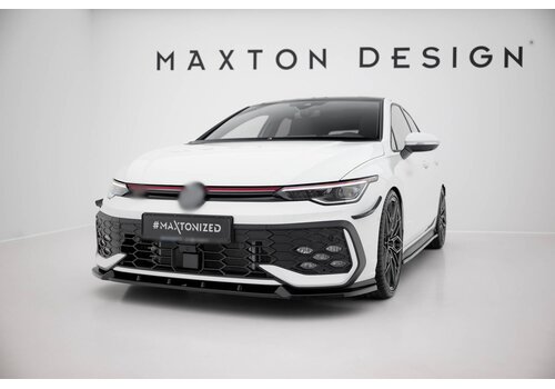Maxton Design Front Splitter V.2 for Volkswagen Golf 8.5 GTI / GTD / GTE / R-Line