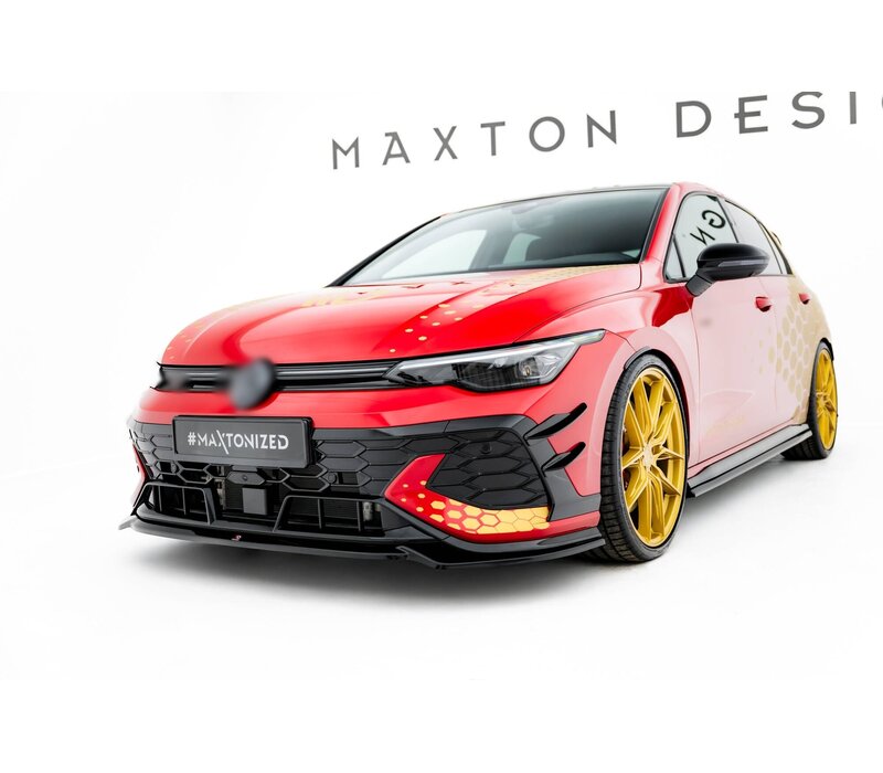Front Splitter V.4 voor Volkswagen Golf 8.5 GTI Clubsport