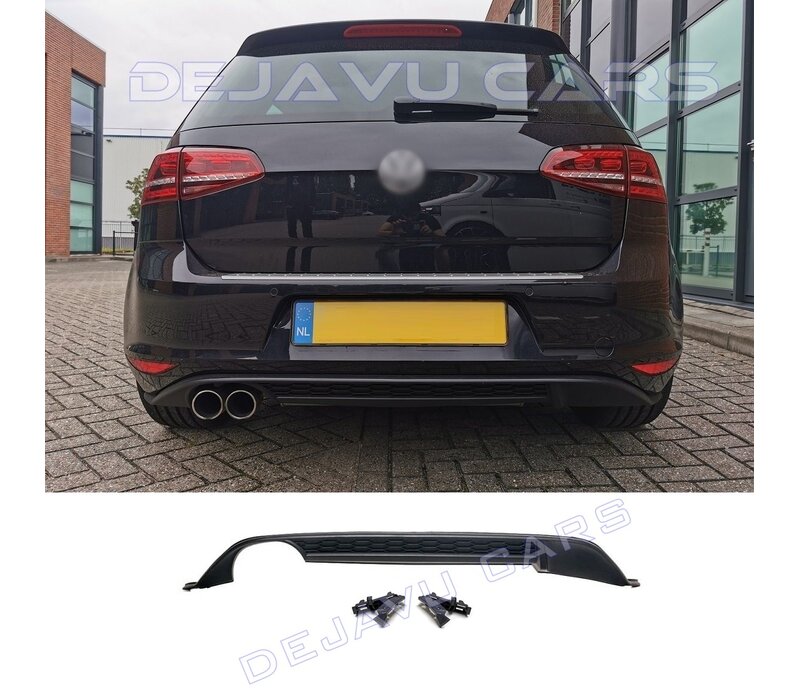 Facelift GTD Look Diffuser voor VW Golf 7 / GTE / GTD