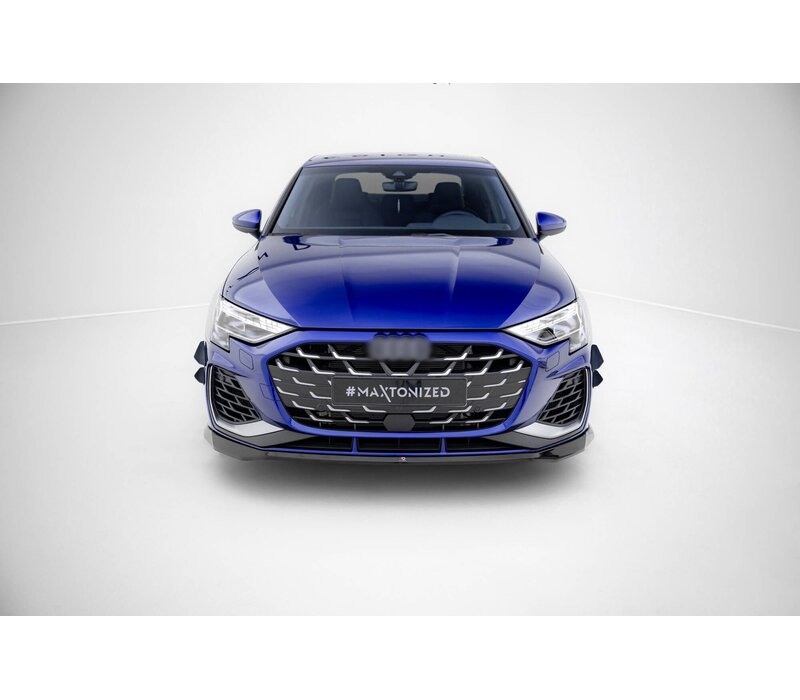 Front splitter V.2 voor Audi A3 S-Line/S3 8Y Sedan/Sportback