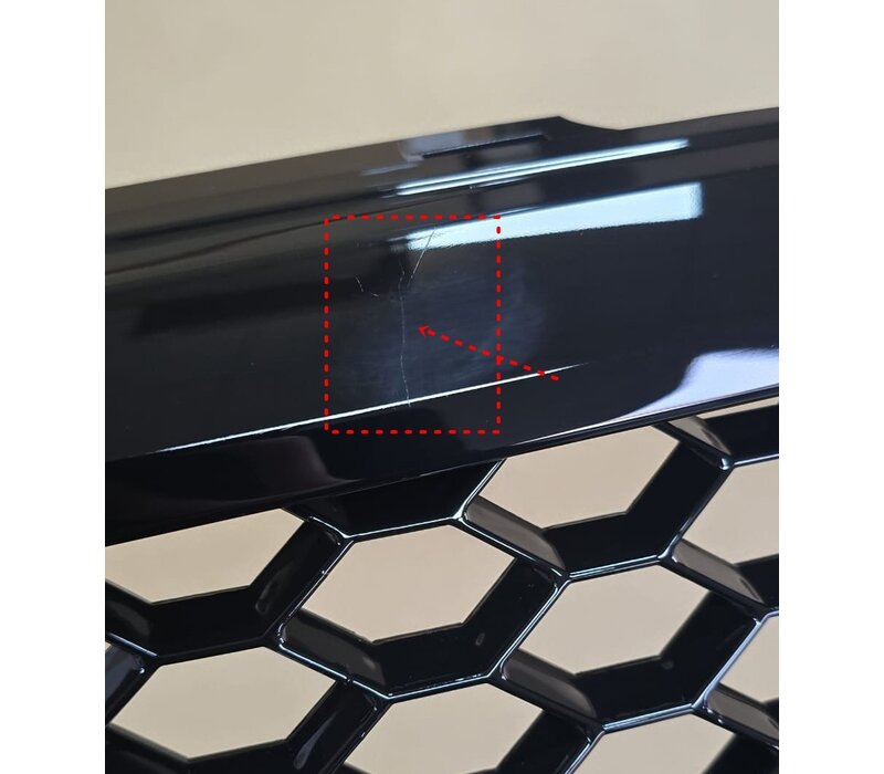 RS6 Look Kühlergrill Black Edition für Audi A6 C6 4F / S line / S6 - (B-WARE)