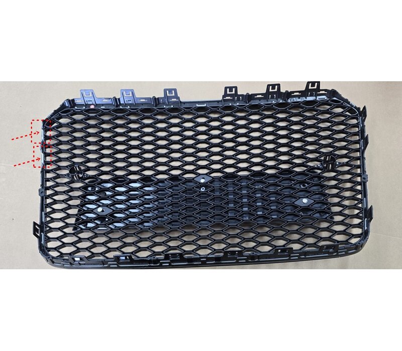 RS5 Look Front Grill Black Edition voor Audi A5 B8 -  (B-WARE)