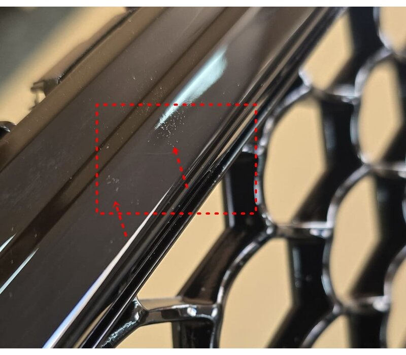 RS4 Look Kühlergrill Black Edition für Audi A4 B8.5 /  S line / S4 -  (B-WARE)