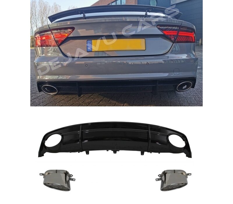 RS7 Look Diffusor für Audi A7 4G S line / S7 -  (B-WARE)