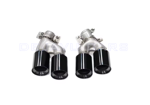 OEM Line ® Sport Doppelauspuffblende schwarz für BMW 5 Series G30 / G31