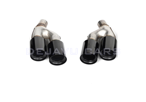 OEM Line ® Sport Doppelauspuffblende schwarz für BMW 5 Series G30  LCI / G31 LCI (2021-2023)