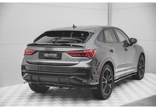 Maxton Design Central Rear Splitter voor Audi Q3 F3 S line Sportback