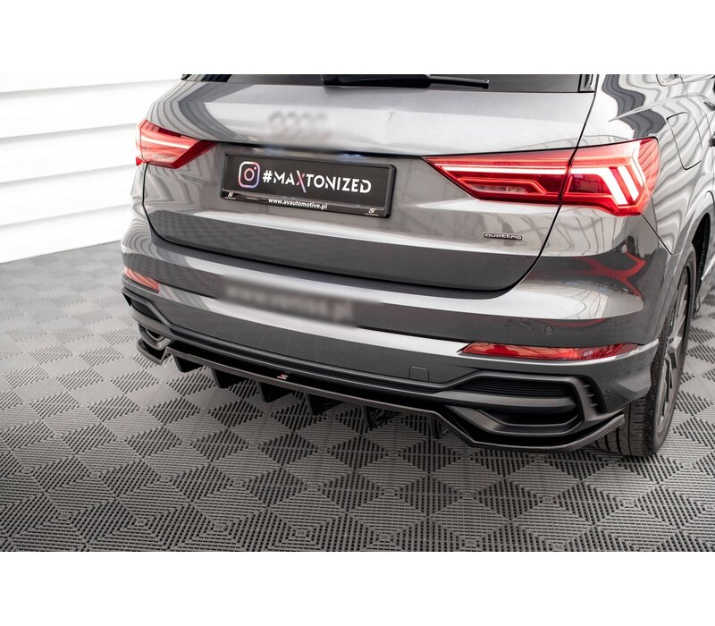 Central Rear Splitter für Audi Q3 F3 S line SUV