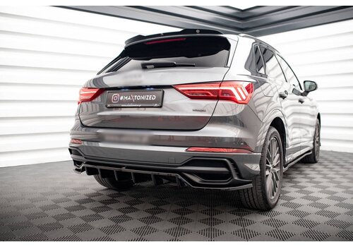 Maxton Design Central Rear Splitter for Audi Q3 F3 S line SUV