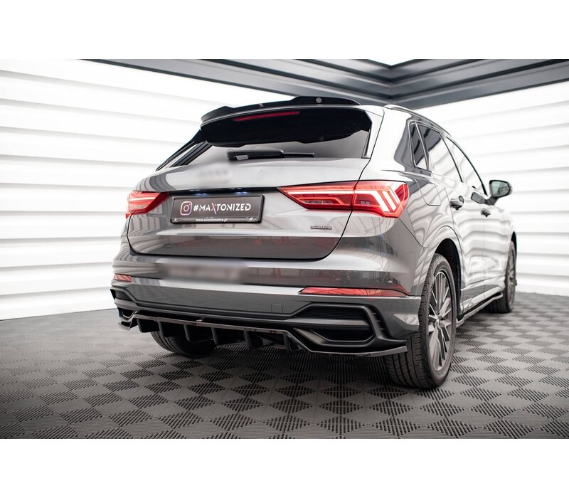 Central Rear Splitter voor Audi Q3 F3 S line SUV