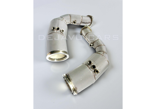 OEM Line ® Downpipe met 200cells Sportkatalysator voor Audi SQ7 4.0T V8