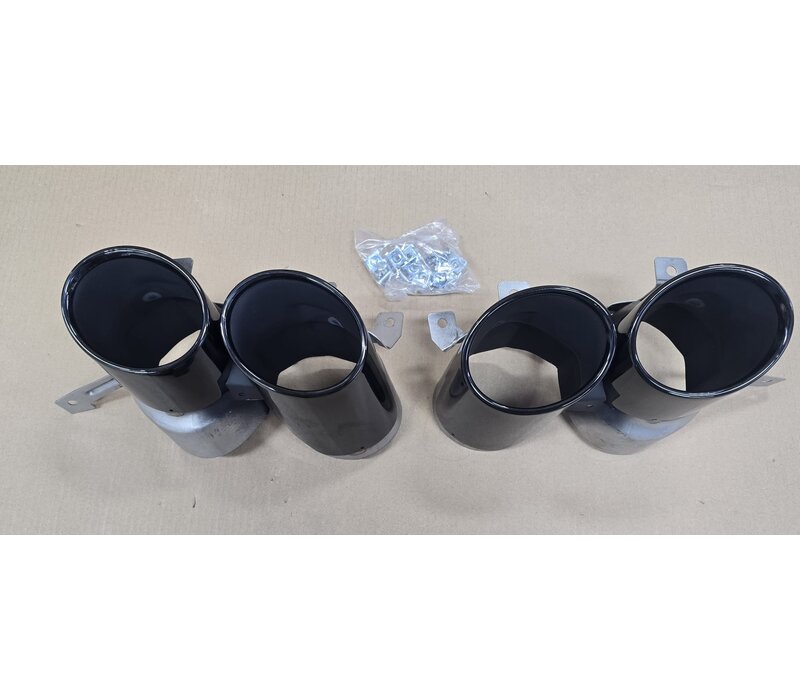 SQ7 Look Diffuser + Exhaust tail pipes for Audi Q7 4M Facelift SUV S line / SQ7 - (B-WARE)