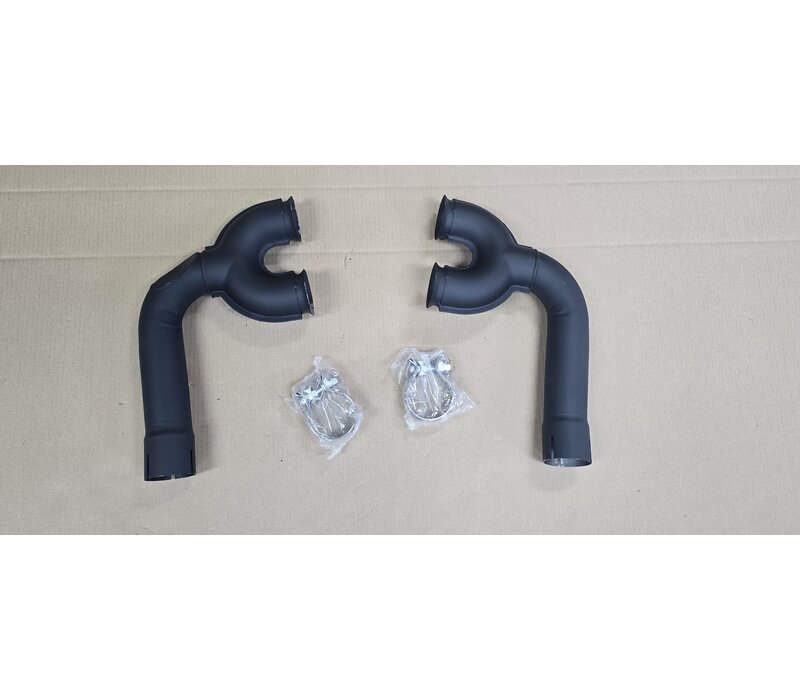 SQ7 Look Diffuser + Uitlaat tips voor Audi Q7 SUV S line SQ7 - (B-WARE)