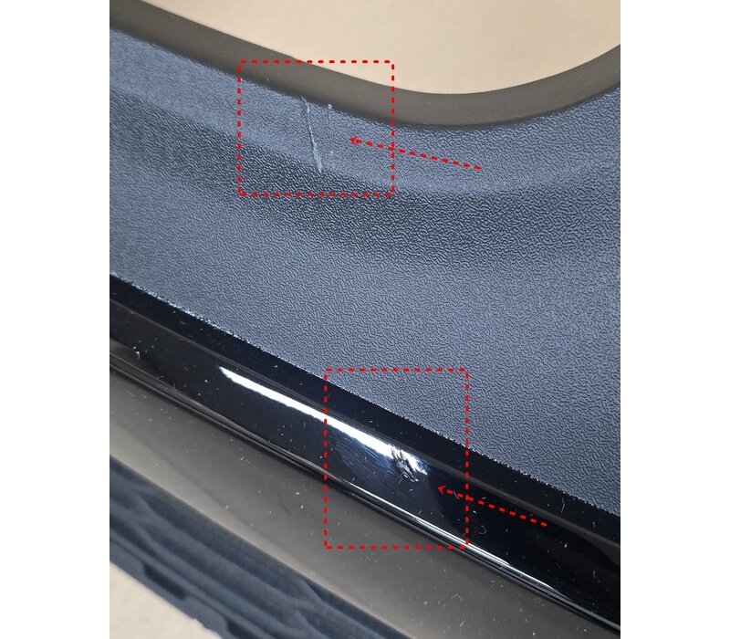 SQ7 Look Diffuser + Exhaust tail pipes for Audi Q7 4M Facelift SUV S line / SQ7 - (B-WARE)