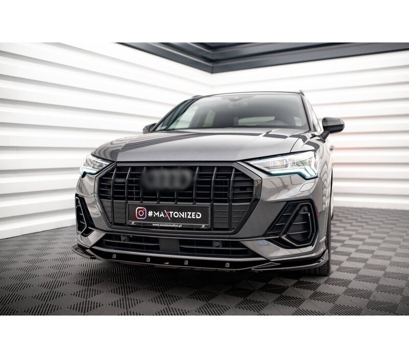 Front splitter V.3 voor Audi Q3 F3 S line SUV/Sportback