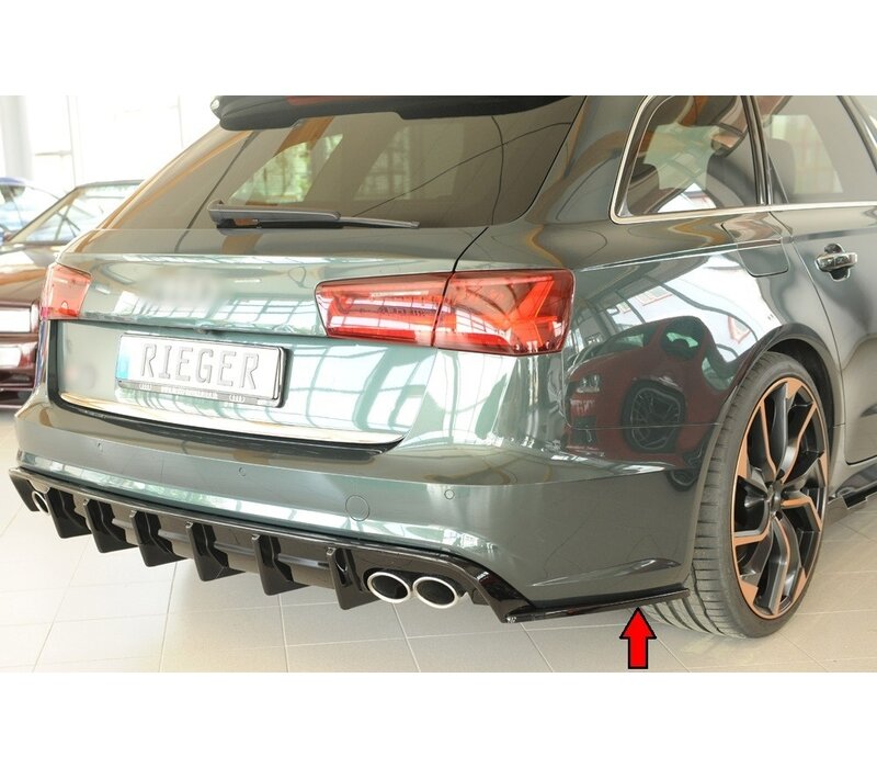 Aggressive Diffuser V.3 voor Audi S6 C7.5 Facelift | S line